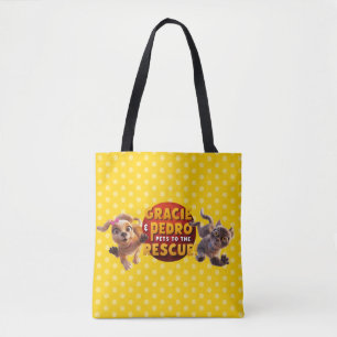 Gracie & Pedro Adventure Awaits Tote Bag