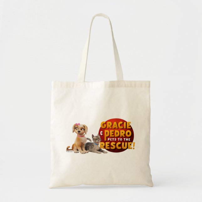 Gracie & Pedro Dynamic Duo Tote Bag (Front)
