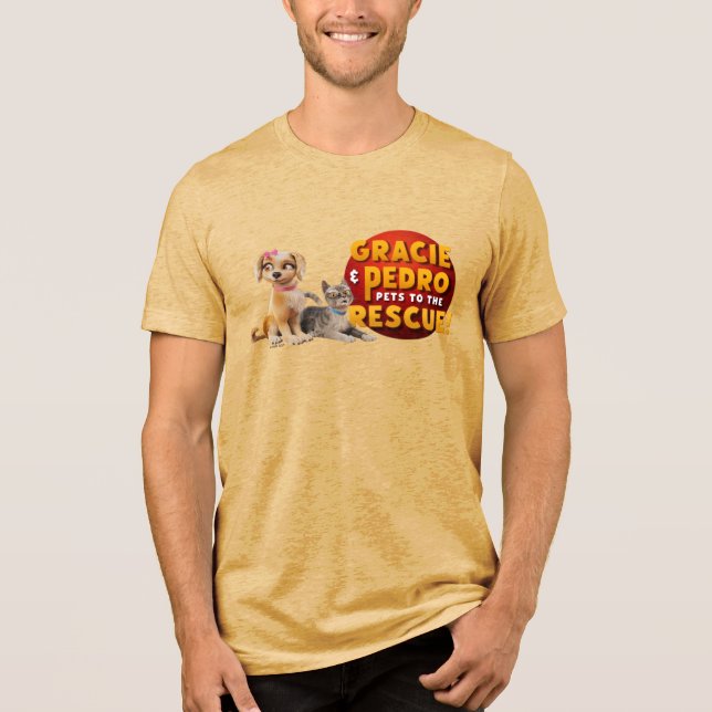 Gracie & Pedro Dynamic Duo Tri-Blend Shirt (Front)