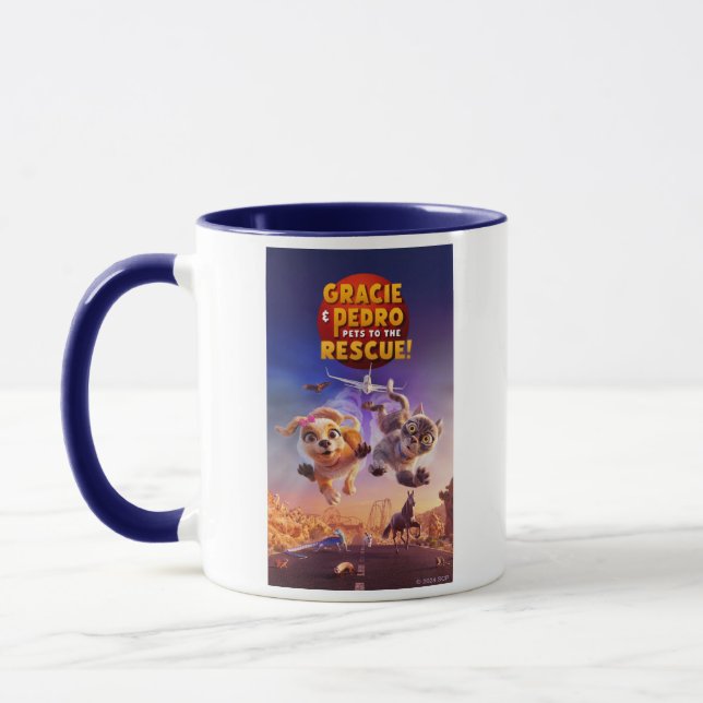 Gracie & Pedro: Pets to the Rescue! Mug (Left)
