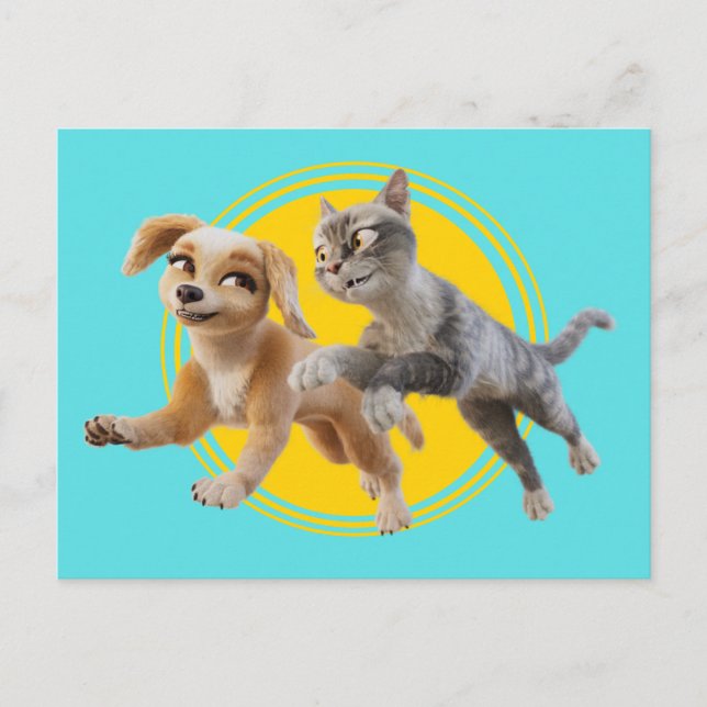 Gracie & Pedro Unleashed Postcard (Front)