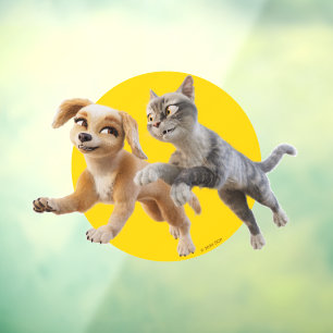 Gracie & Pedro Unleashed Window Cling