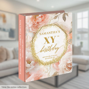 Gracity Boho Dusty Rose Classeur Anniversaire Anni