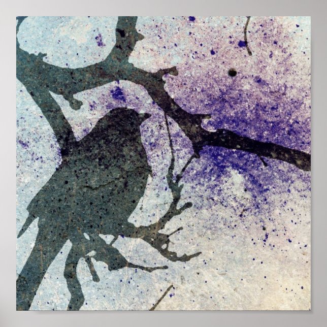 Grackle Grunge Poster (Front)
