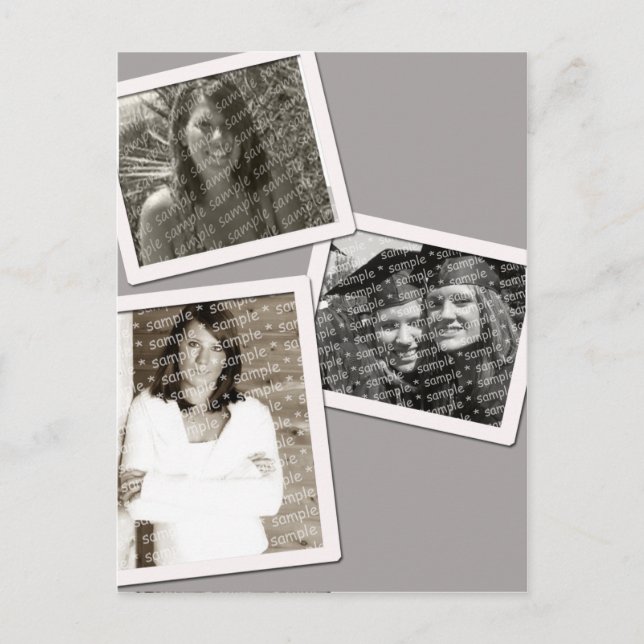 Grad 3 photo frame postcard (Front)