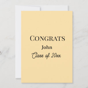 grad boy add name congrats date year text invitation