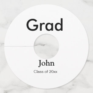 grad boy add name congrats date year text wine glass tag