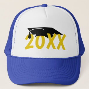 Grad Cap 20XX Graduation Trucker Hat