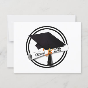 Grad Cap Class of 2026 Graduation Postcard