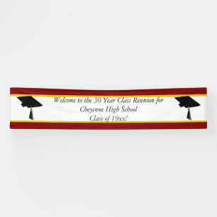 Grad Cap - High School Class Reunion Banner