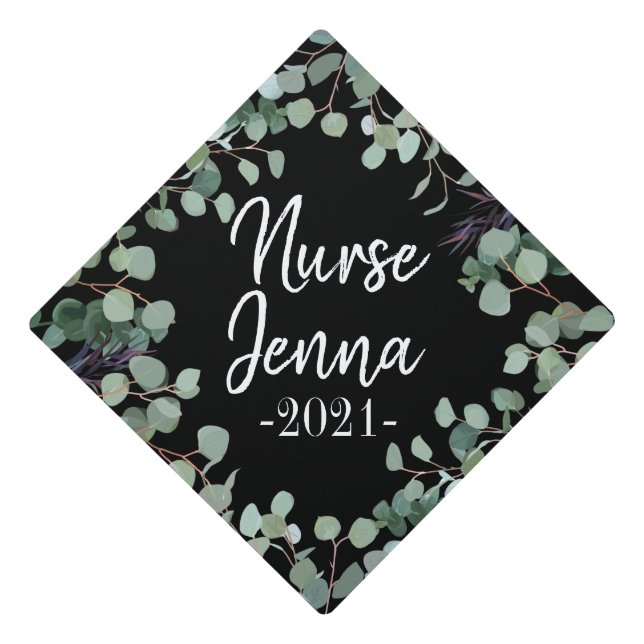 Grad Cap Topper Graduation gift Tassel custom grad (Front)
