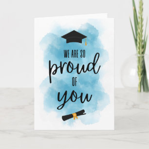 Grad Cards, We Are So Proud of You Card