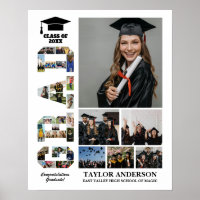 Grad Class Senior Graduation Day DIY Photo Collage