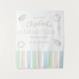 Grad Club Beach Party Tapestry