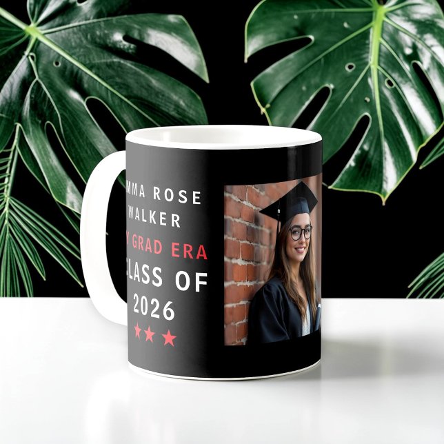 Grad Era Class of 2026 Graduation Photo Mug (Creator Uploaded)