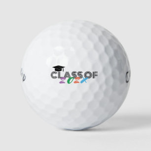 Grad Golf Balls - Class Of Year Personalized