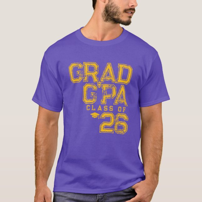 Grad G'Pa | Class of 2026 T-Shirt (Front)