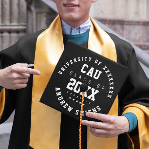 Grad Graduate Graduation Academic Class Cap Topper