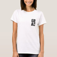 Grad Logo Name Class of Womens Graduation T-Shirt