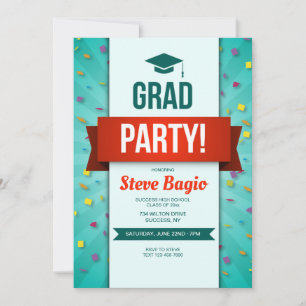 Grad Party Invitation