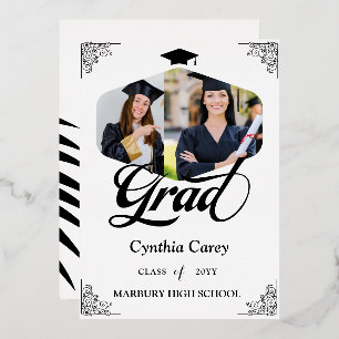 Grad Photo Collage Announcement