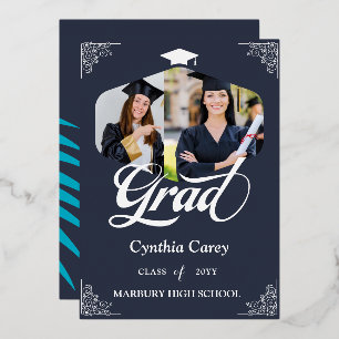 Grad Photo Collage Announcement