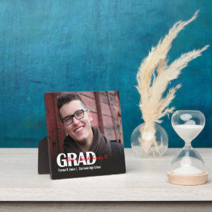 GRAD photo with Colour Script Year Square Tabletop Plaque