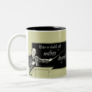 Grad School Two-Tone Coffee Mug