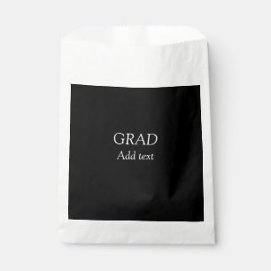 Grad simple minimal graduation elegant modern typo favour bag