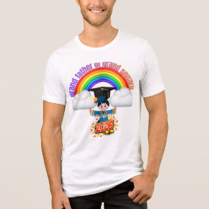 Grad Squad 2026 Rainbow Family Matching T-Shirt fo Tri-Blend Shirt