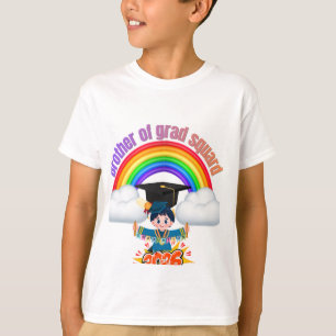 Grad Squad 2026 Rainbow Graduation Family Matching T-Shirt