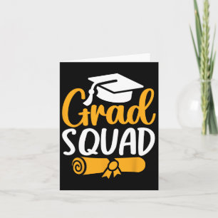 Grad Squad Cl Of 2025 Graduation 1 Card