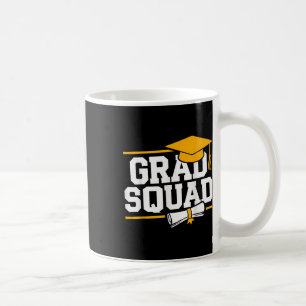 Grad Squad Cl Of 2025 Graduation Coffee Mug