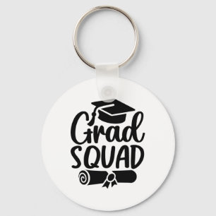 Grad Squad Cl Of 2025 Graduation  Keychain
