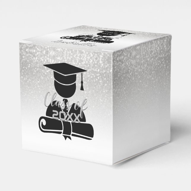 Grad Student - Class of 20XX Favor Box (Front Side)