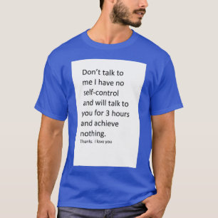 Grad Student Warning Label T-Shirt