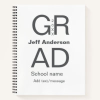 Grad typography modern graduation simple minimal c