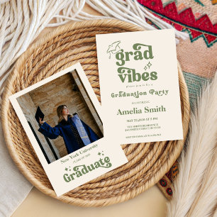 grad vibes Class of 2026 Invitation