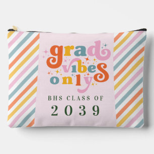 Grad Vibes Only Graduation Party Class Of 2024 Accessory Pouch