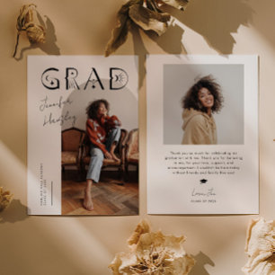 GRAD White Arch Mystical Graduation Announcement