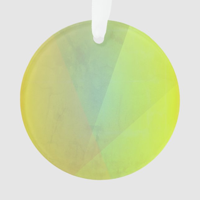 Gradation géométrique jaune moderne (devant)