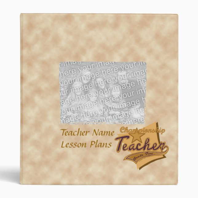 Grade 5 Teacher Lesson Plans Binder (Front)