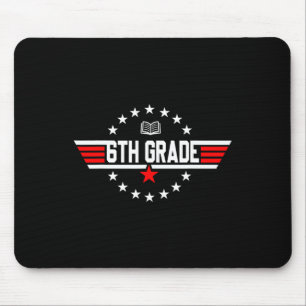 Grade 6th Sixth Grade Back To School First Day Boy Mouse Pad