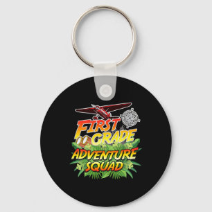 Grade Adventure Squad - Safari Theme Teacher Team  Keychain