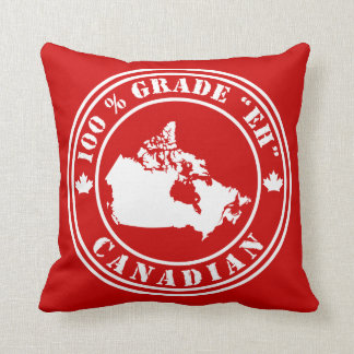 Grade "Eh" Canadian Throw Pillow