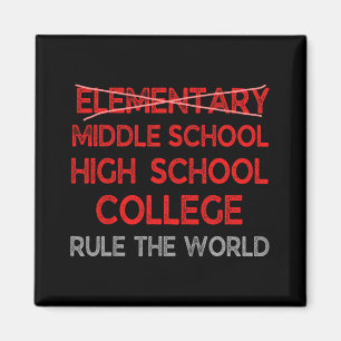 Grade Graduation Funny Elementary School Graduatio Magnet