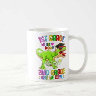 Grade Graduation T-rex Last Day Of School 1st Grad Coffee Mug