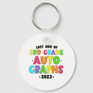 Grade Last Day Of School Autographs  Keychain