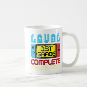 Grade Level Complete Gamer Last Day Of School Grad Coffee Mug