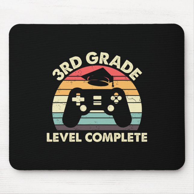 Grade Level Complete Graduation Gift For Gamer 1  Mouse Pad (Front)